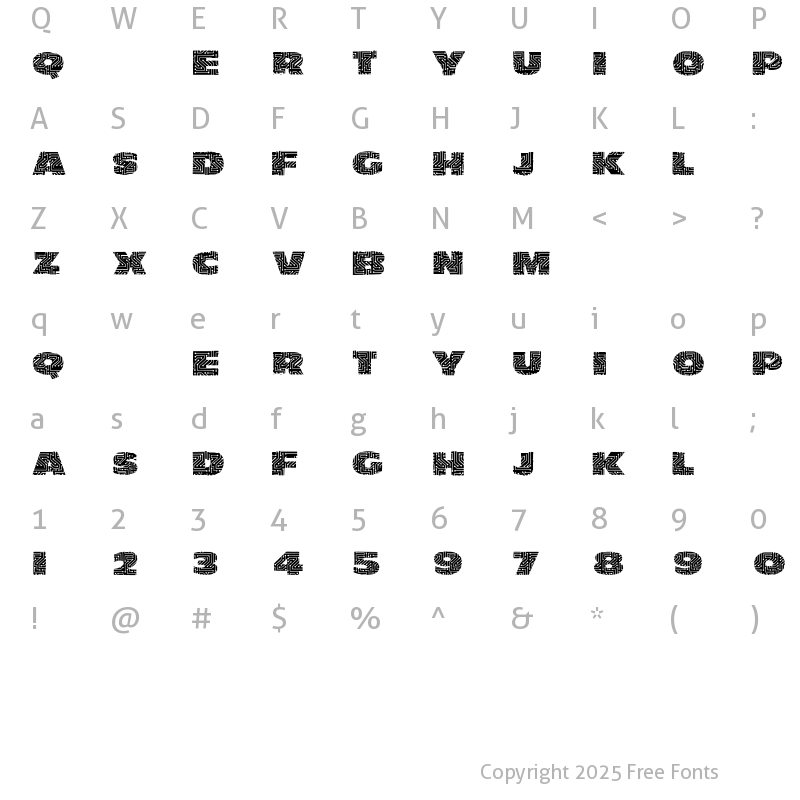 Character Map of LeiterplattenSans Regular