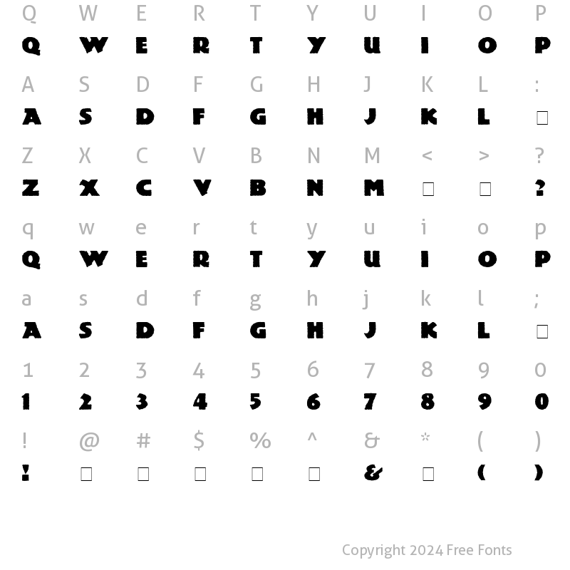 Character Map of Lemiesz Medium