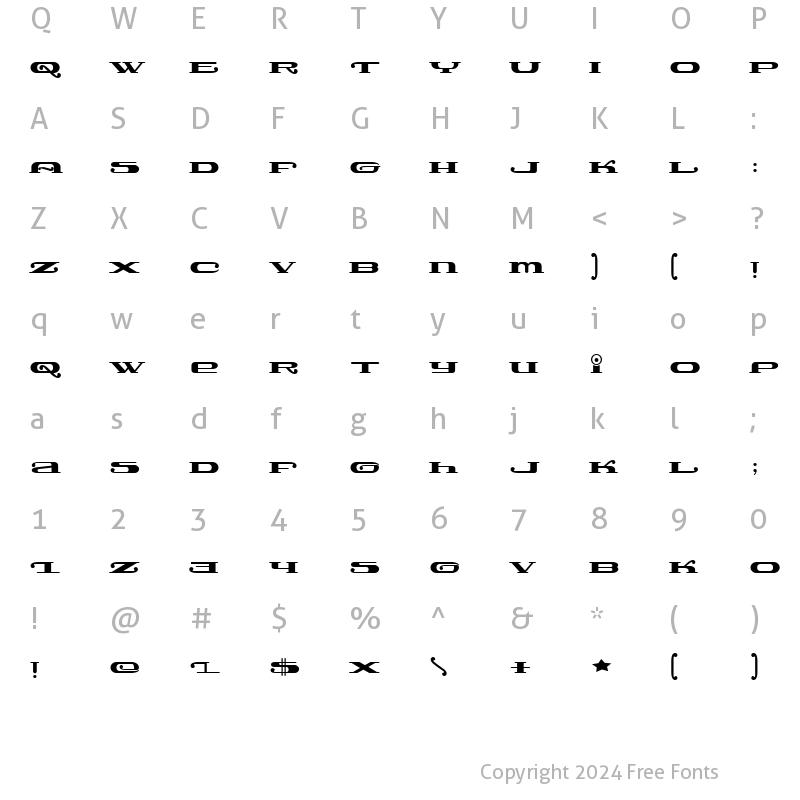 Character Map of Lemonade Speedster