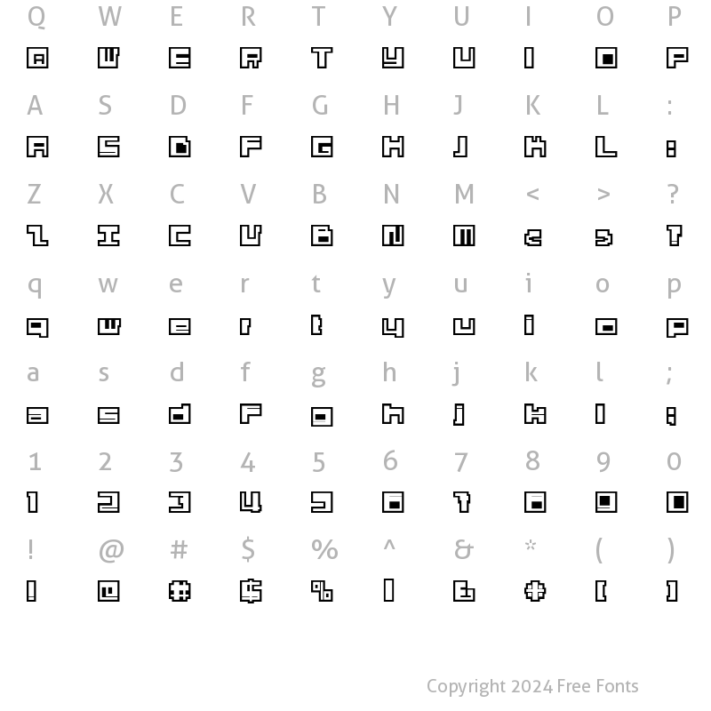 Character Map of Limbex openVaria