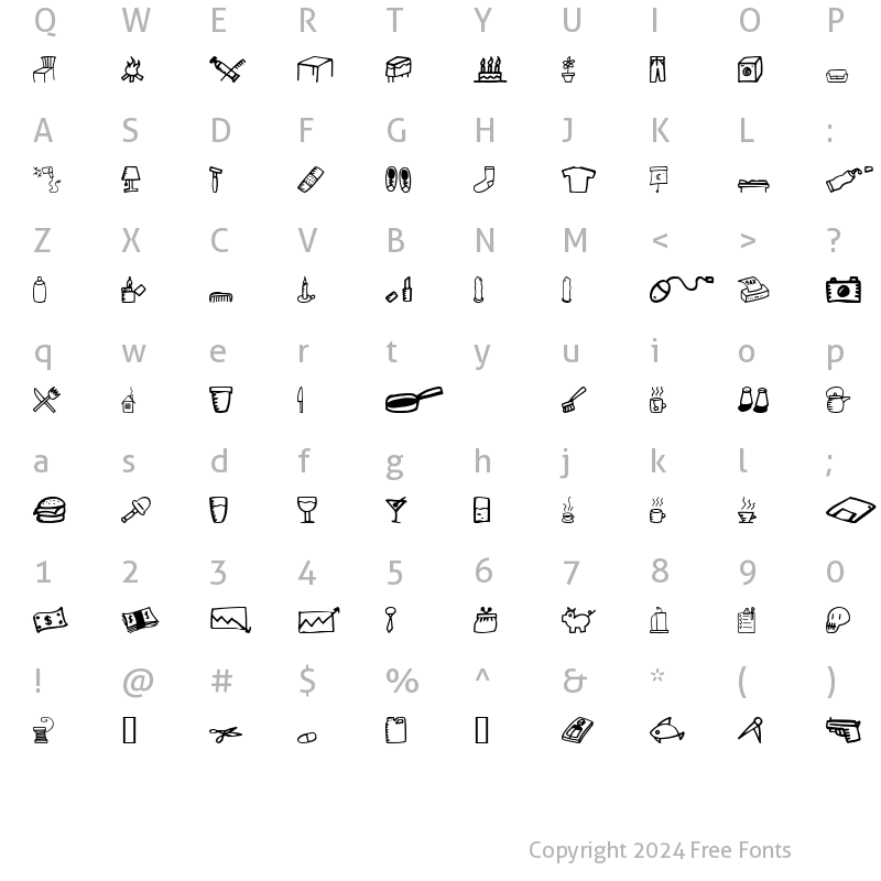 Character Map of lindkvist1 Regular