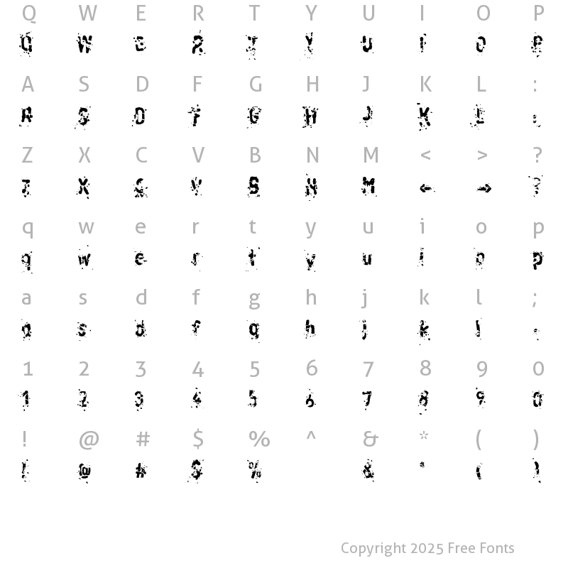Character Map of LinotypeRussischBrot Regular