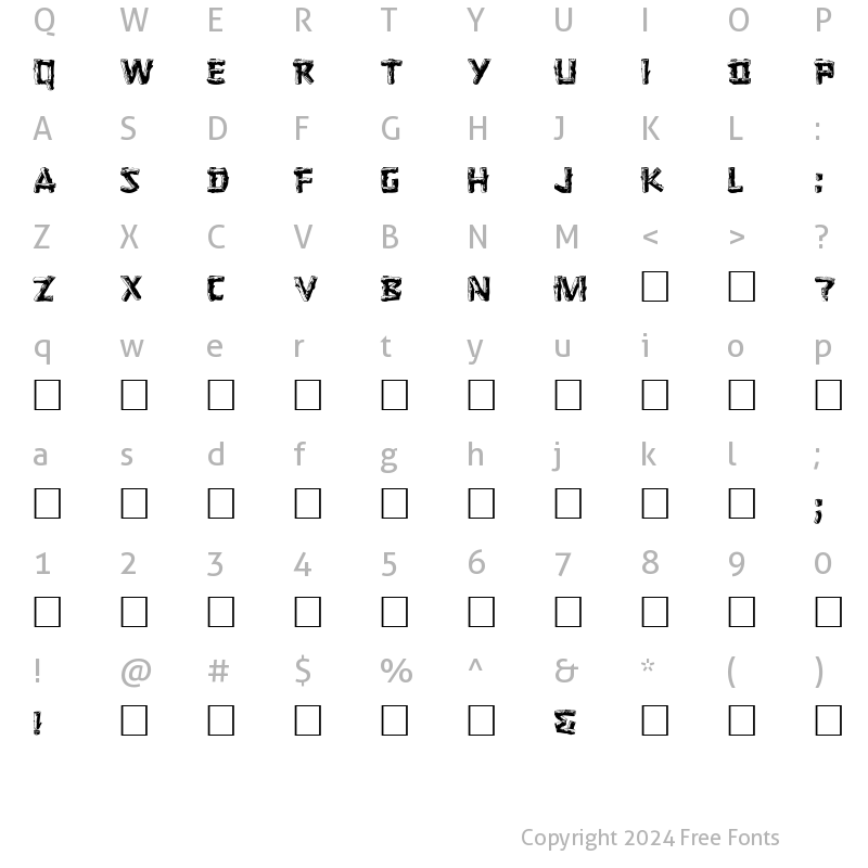 Character Map of Logger Normal