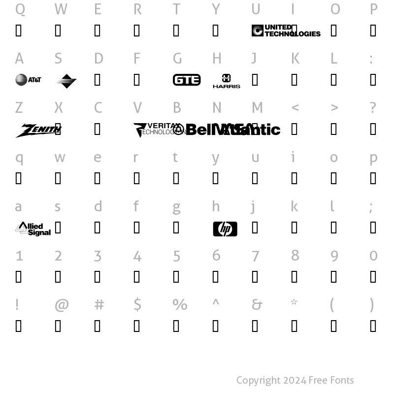 Character Map of Logos Technology