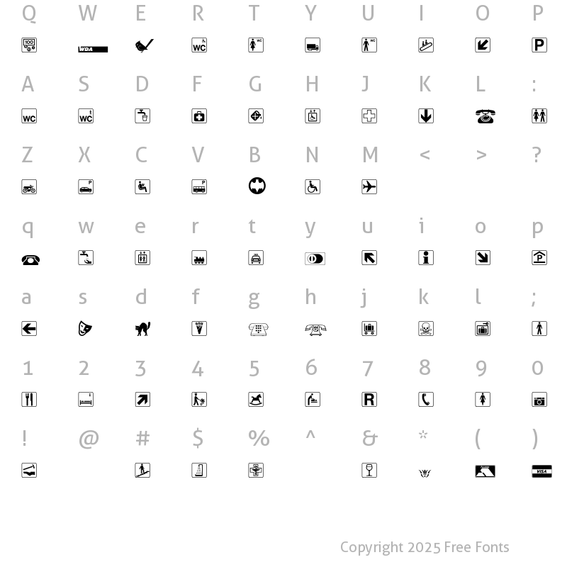 Character Map of LogosPiFont Regular