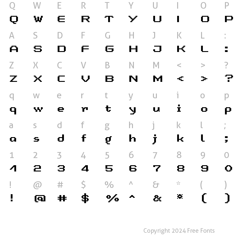 Character Map of LomoCopy LT Std Medium