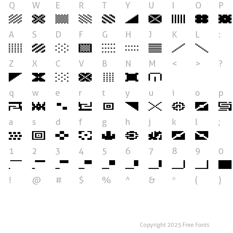 Character Map of LomoSamples LT Std 1