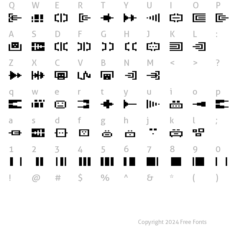 Character Map of LomoSamples LT Std 2