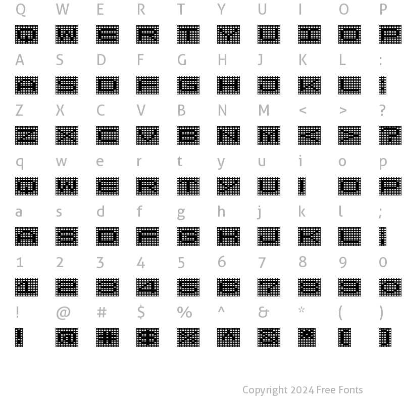 Character Map of LomoWallRiokan LT Std 50