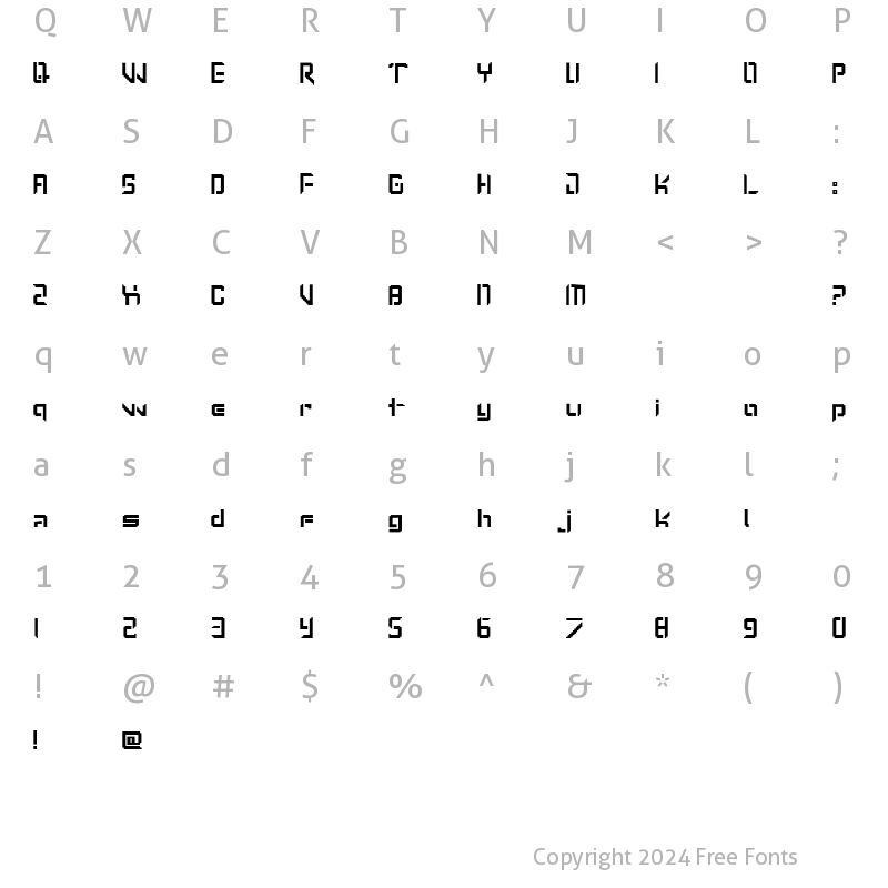 Character Map of Lost Passenger Track#032