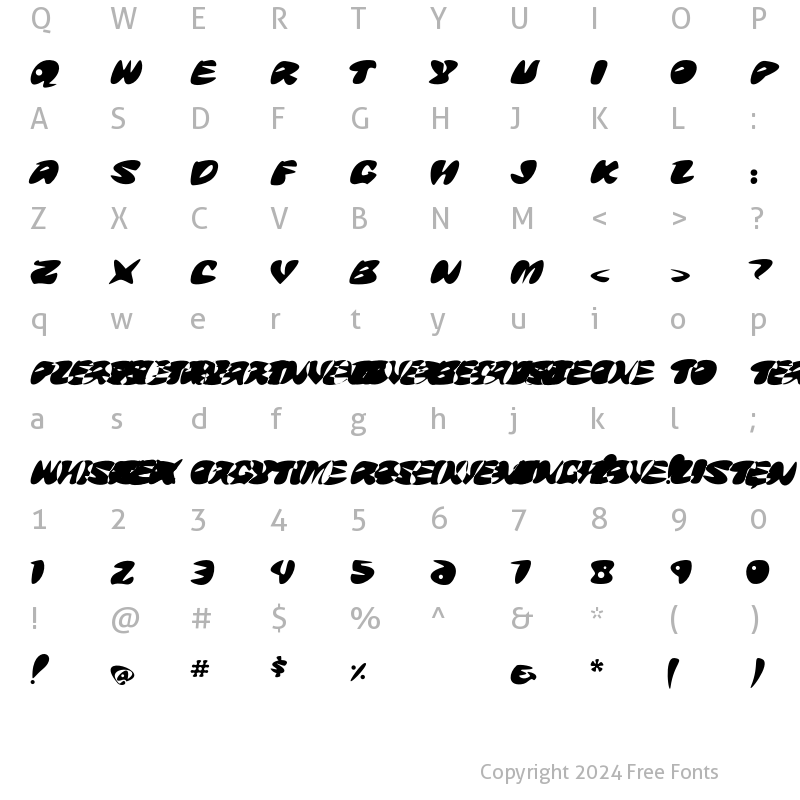 Character Map of Love GoingSteady Regular