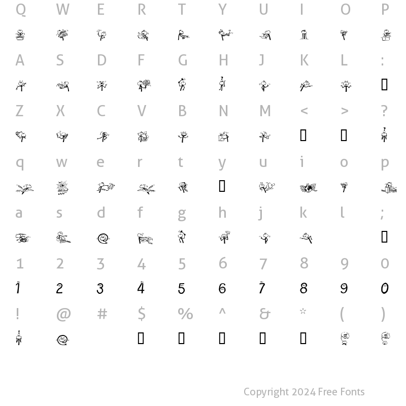 Character Map of LTOffix Regular