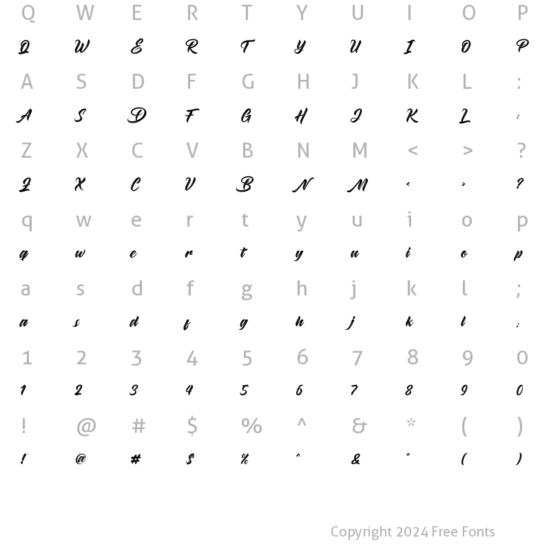 Character Map of Maghrib Textured