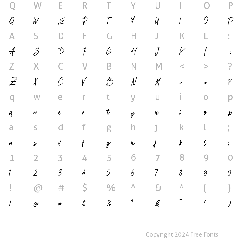 Character Map of Mandalaz Sensei Alternate Regular