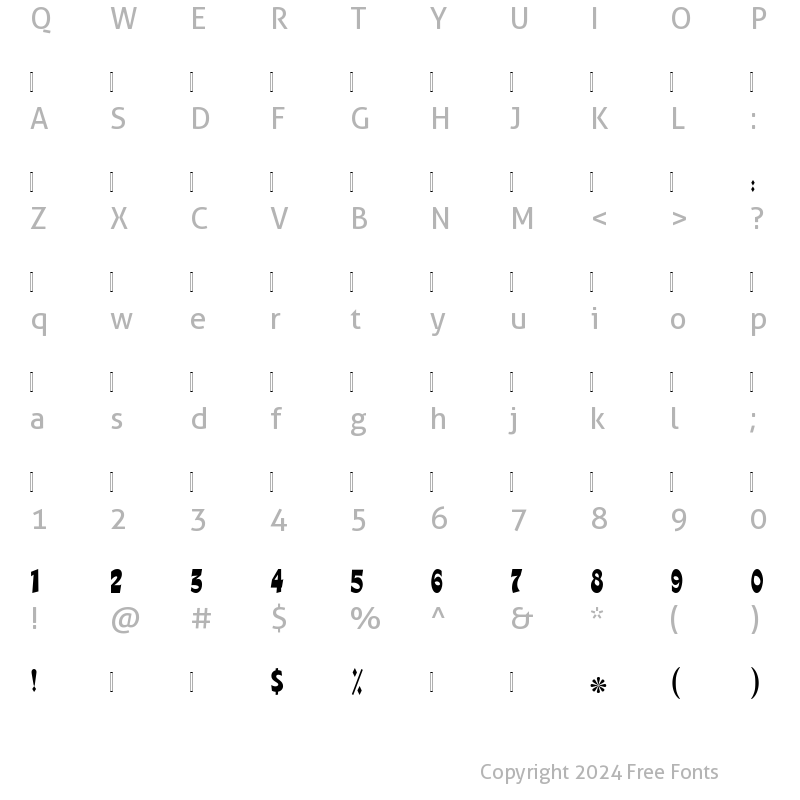 Character Map of Mariam Linotype Regular