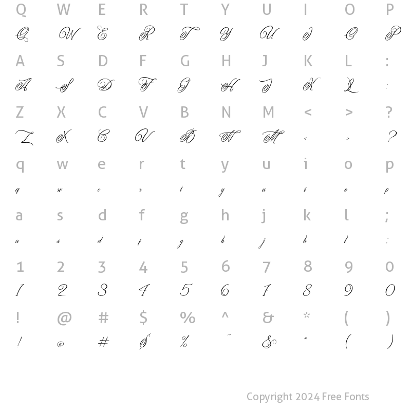 Character Map of Marmoreal Regular