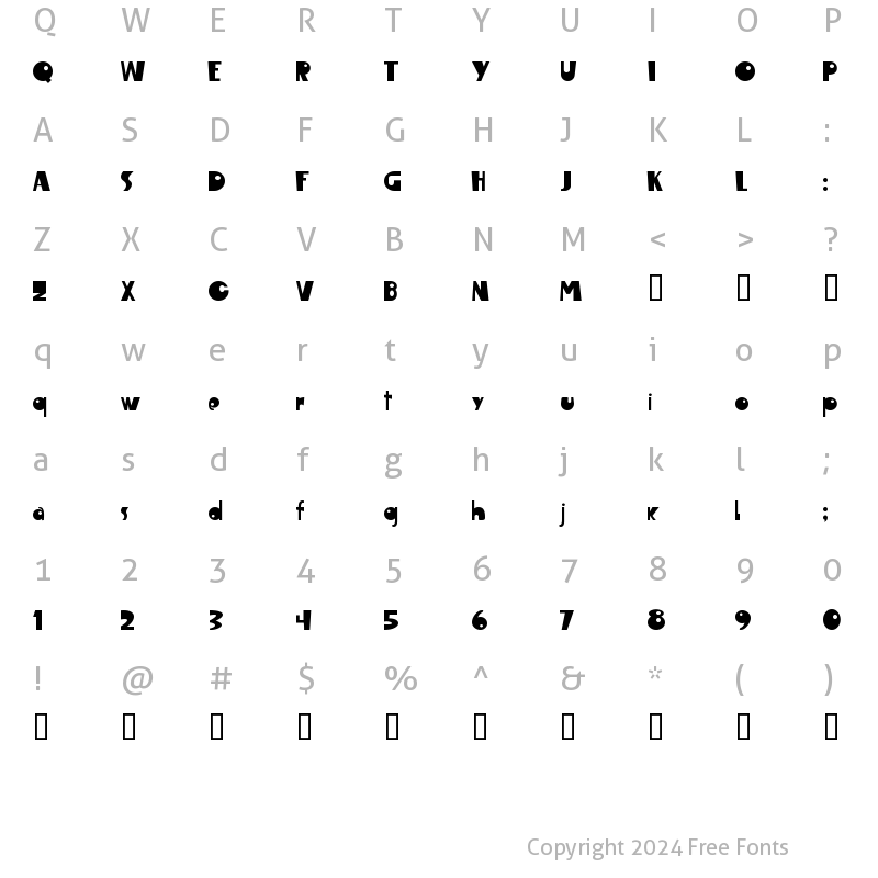 Character Map of Maropawi Club Regular