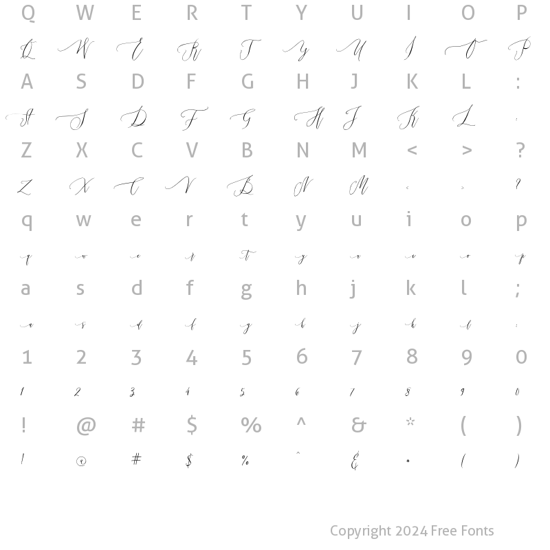 Character Map of Married Swashes A Regular