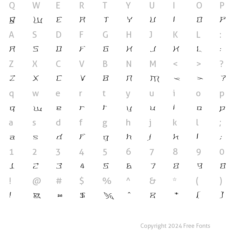 Character Map of Martians spacewarped my dad Regular