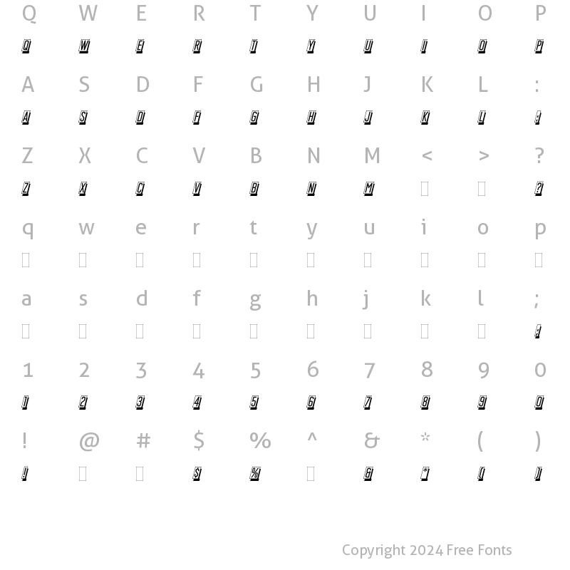 Character Map of Mastercard Plain Regular