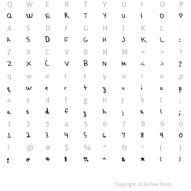 Character Map of Matt9 9