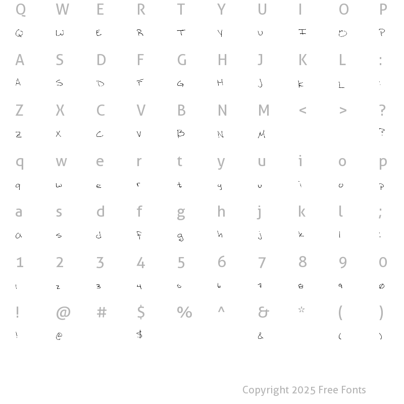 Character Map of Mike Flynn Script Regular