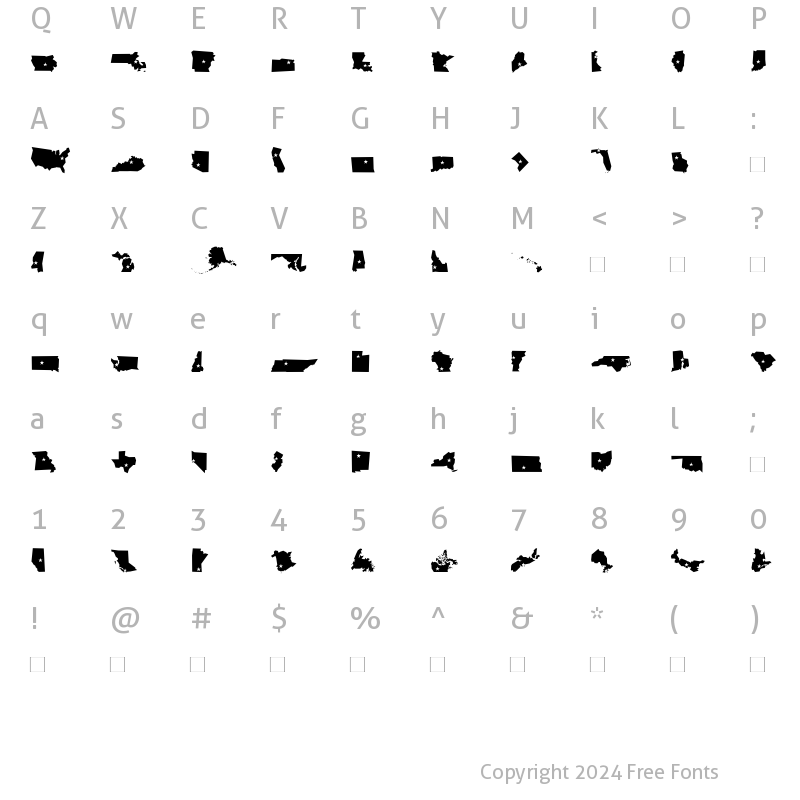 Character Map of MiniPics-BorderlineCapital BorderlineCapital