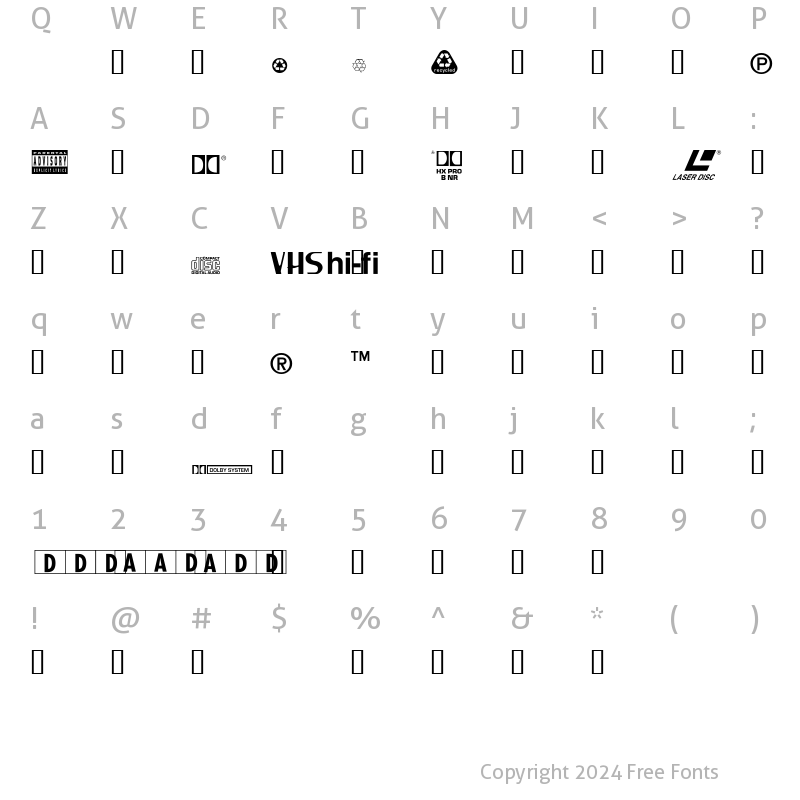 Character Map of MisterToad Bold