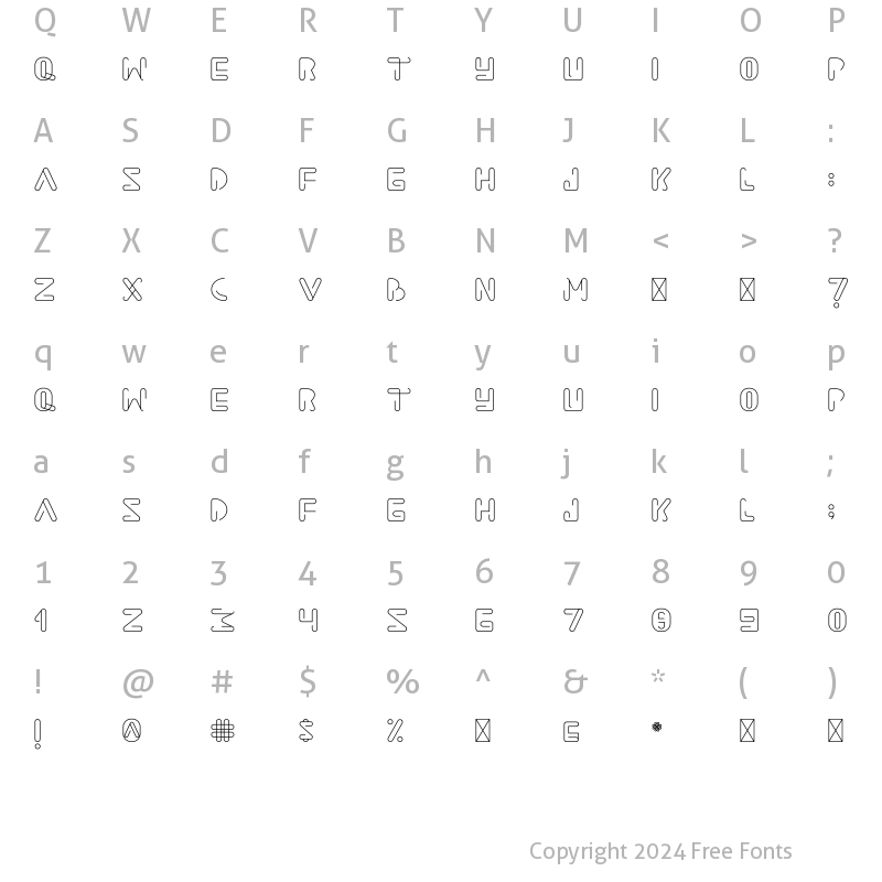 Character Map of Monopoli Regular