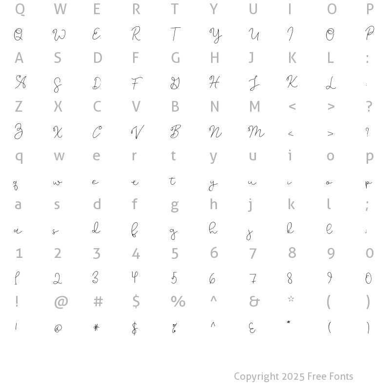 Character Map of Moonwake Medium