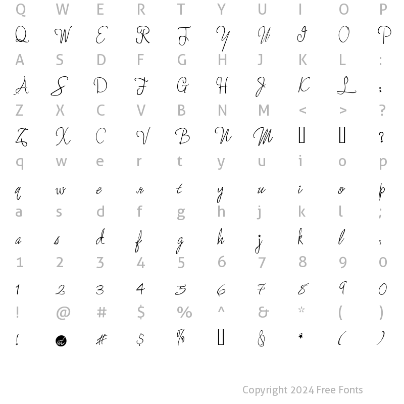 Character Map of More Enchanted Prairie Dog Regular