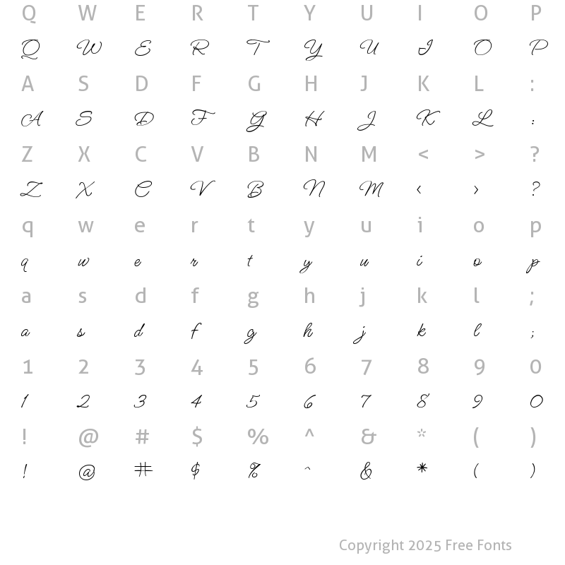 Character Map of MsMadi ROB
