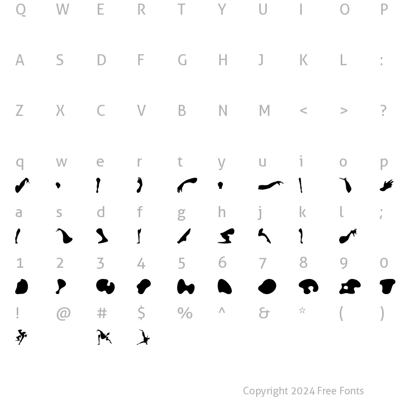 Character Map of Mutoid Regular