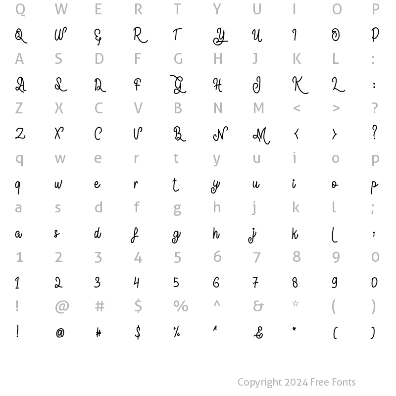 Character Map of Nafiled Regular