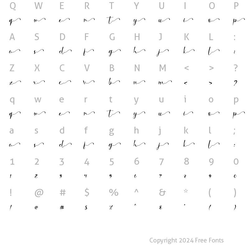 Character Map of Nafiri Nafiri Swash 2