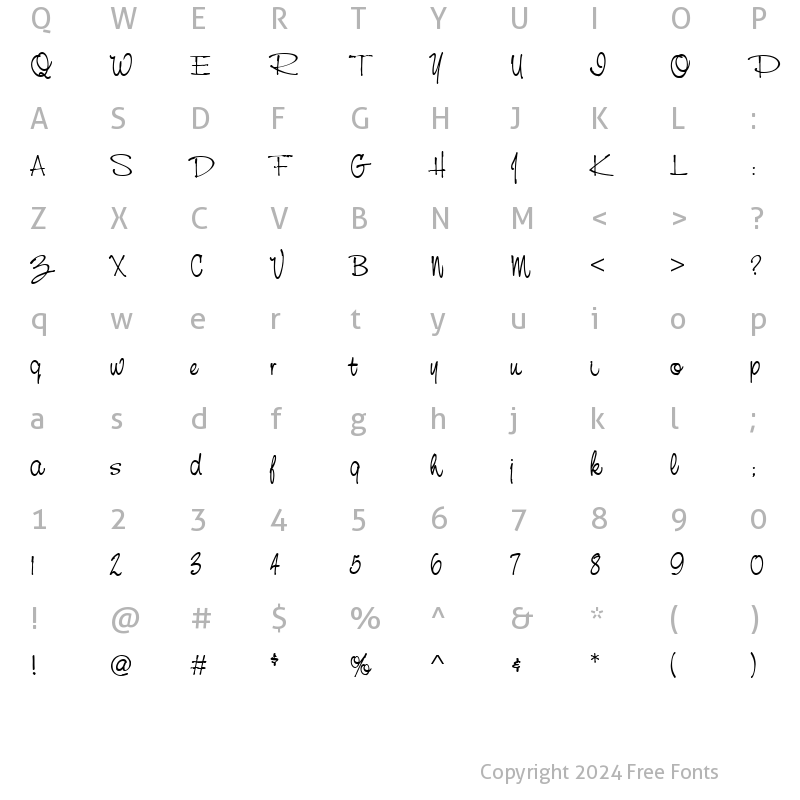 Character Map of NevisonCasD Regular