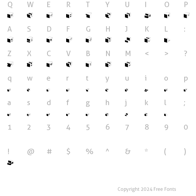 Character Map of NewKids Normal