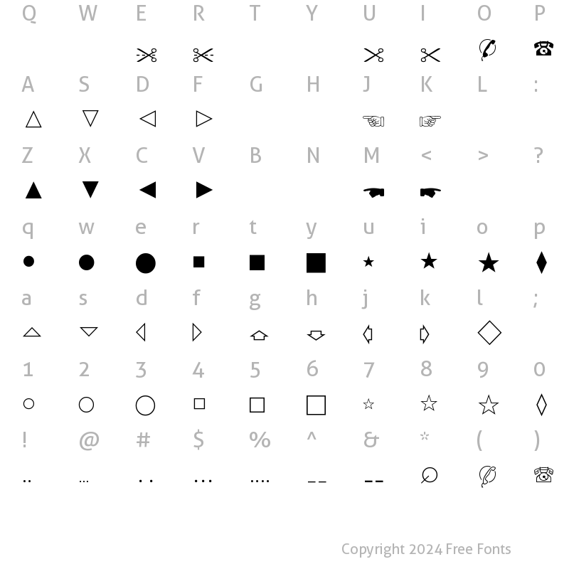 Character Map of Newspaper Pi Normal