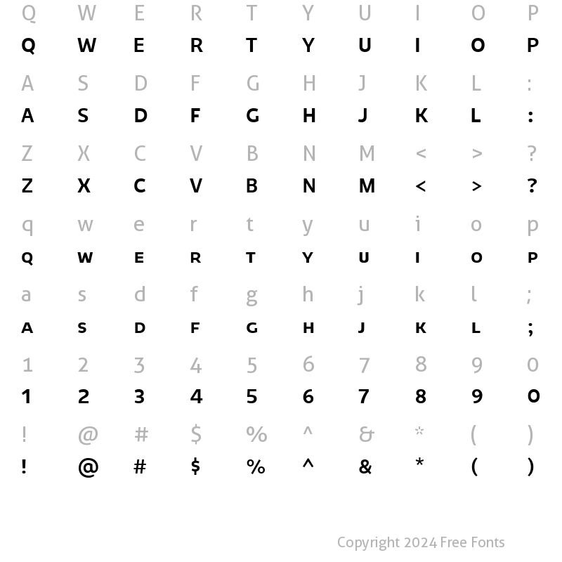 Character Map of NivaSmallCaps-Medium ?