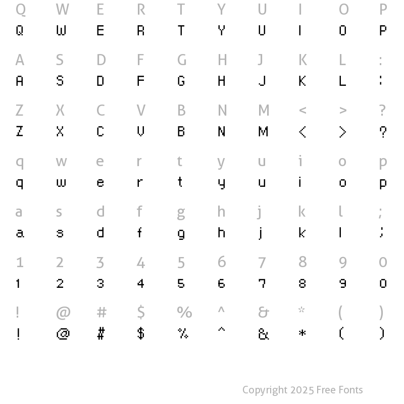 Character Map of nontoxic_barun_2 Regular