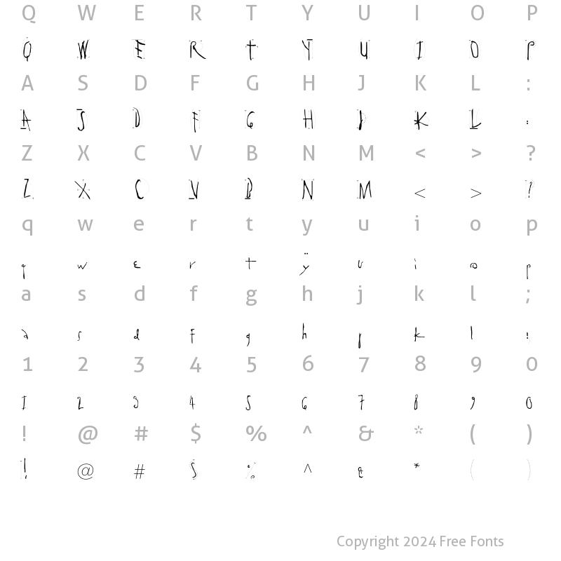 Character Map of NoweAtenyVol2LL Regular