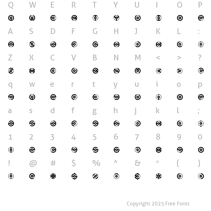 Character Map of Nucleus BRK Normal