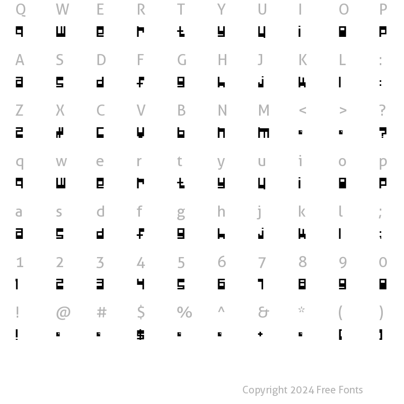 Character Map of Null Pointer; Regular