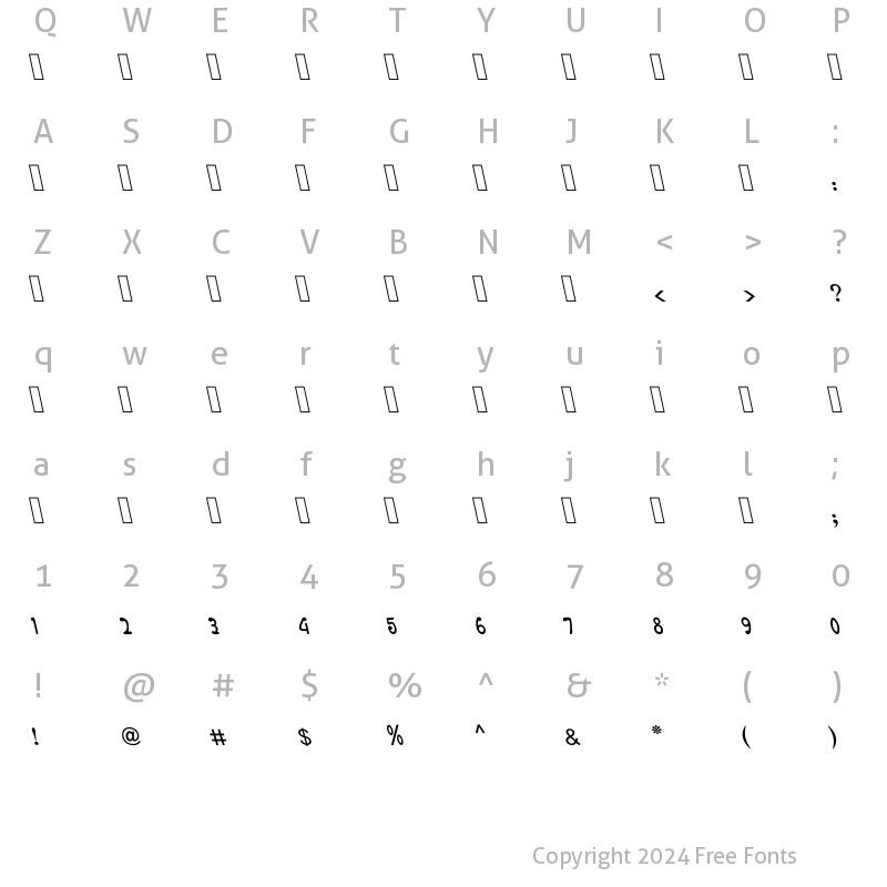 Character Map of Nuqat-BoldItalic ?