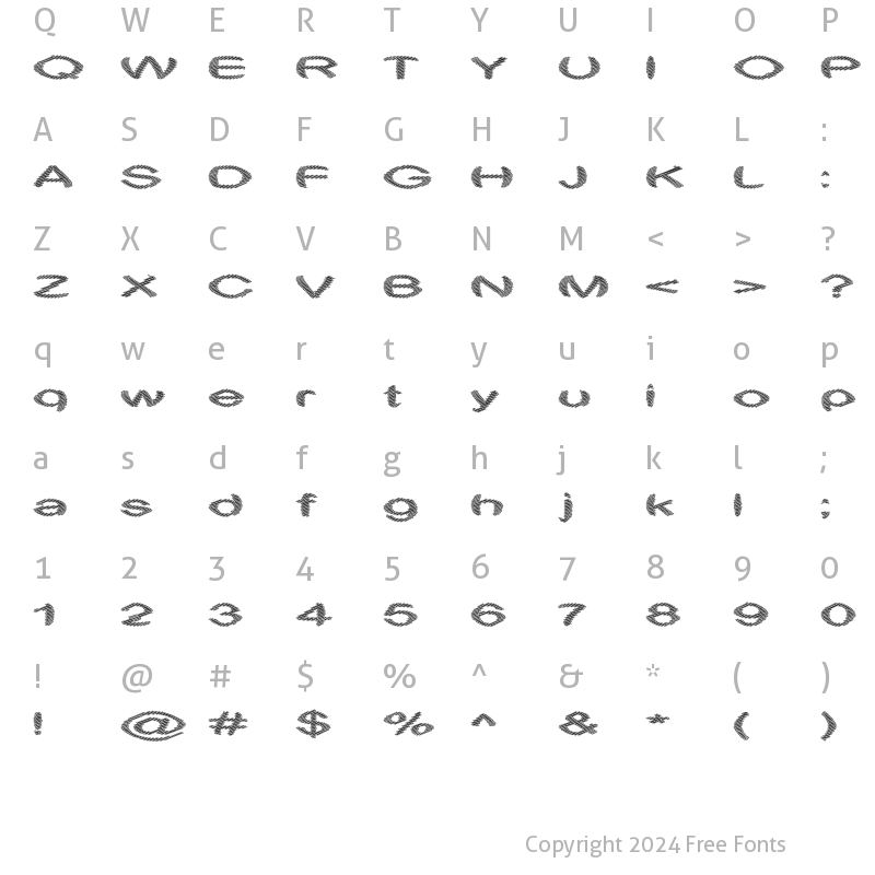 Character Map of Obtuse two Regular