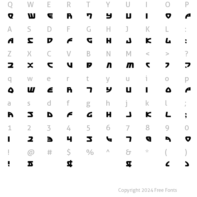 Character Map of Officer Domenic Regular