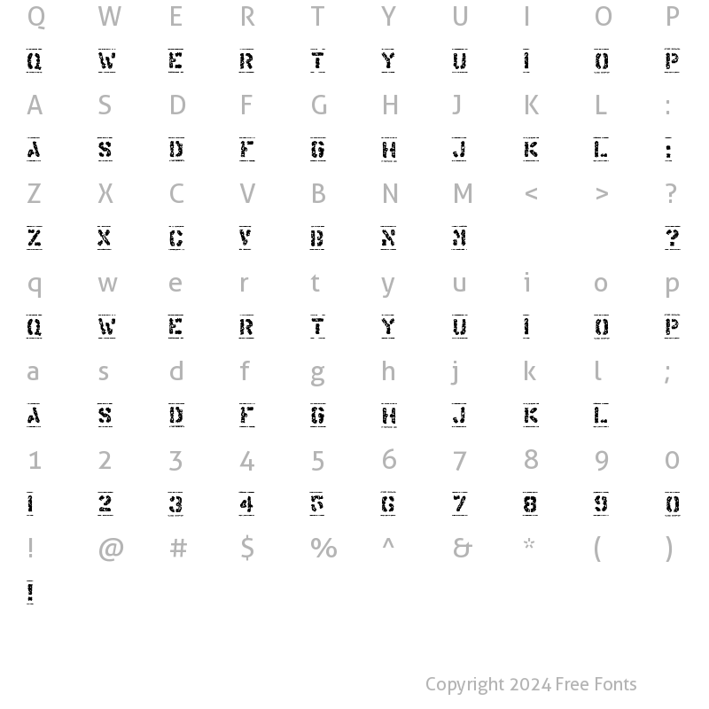 Character Map of Offshore Banking Business Regular