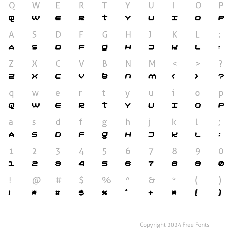 Character Map of Oliray41 Italica