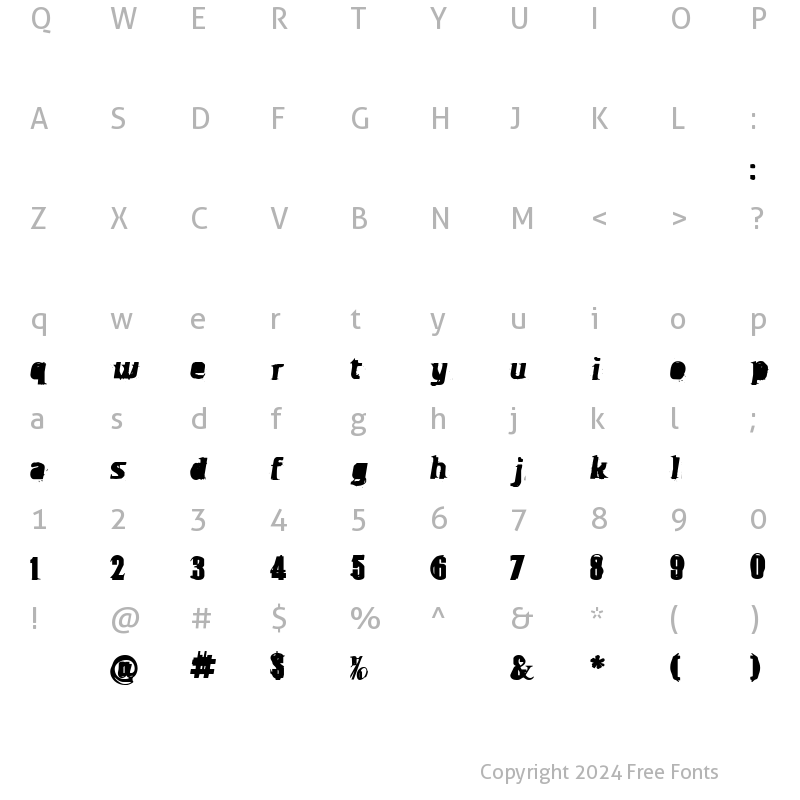 Character Map of OverBored smile.its.free