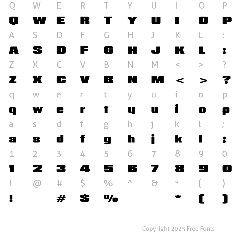 Character Map of Padaloma Regular